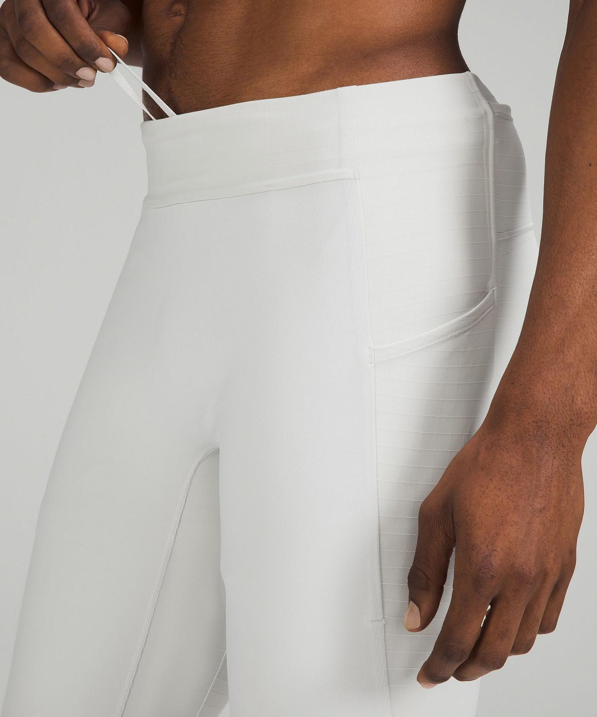 White Lululemon Surge Warm Tight 29" Men Pants | NZ_LuLu66194