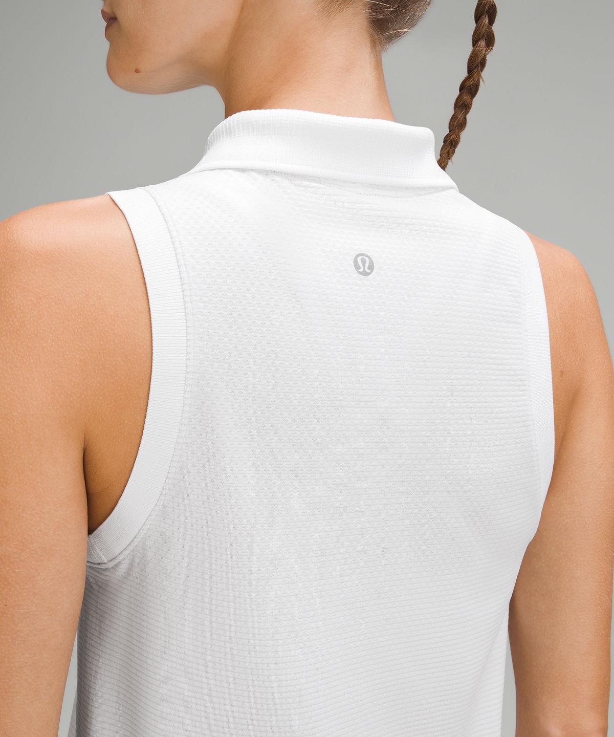 White Lululemon Swiftly Tech Sleeveless Women Polo Shirts | NZ_LuLu92869