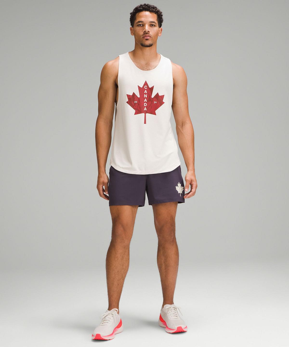 White Lululemon Team Canada License to Train Sleeveless Men Shirts | NZ_LuLu63134