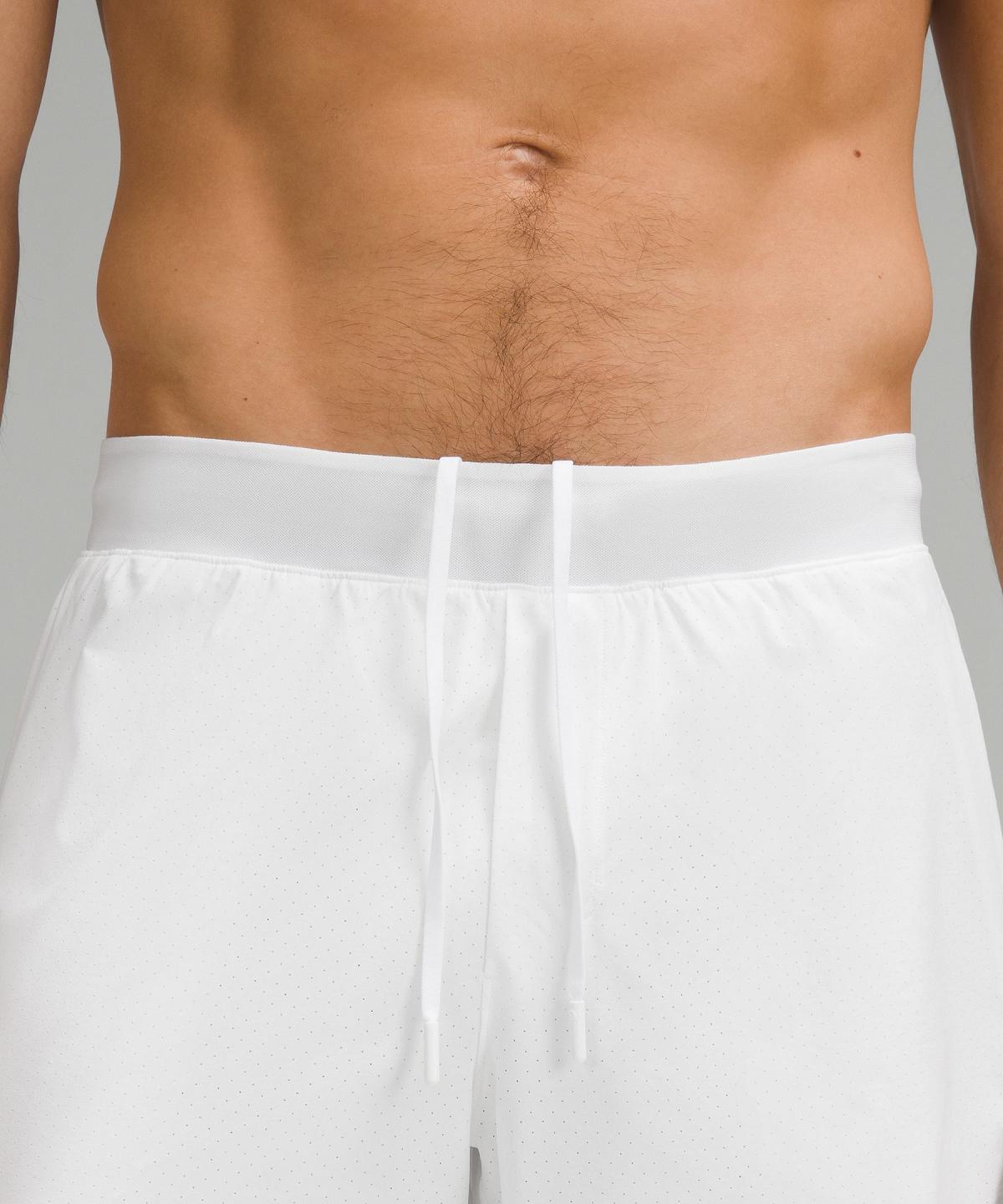 White Lululemon Vented Tennis 6" Men Shorts | NZ_LuLu51662