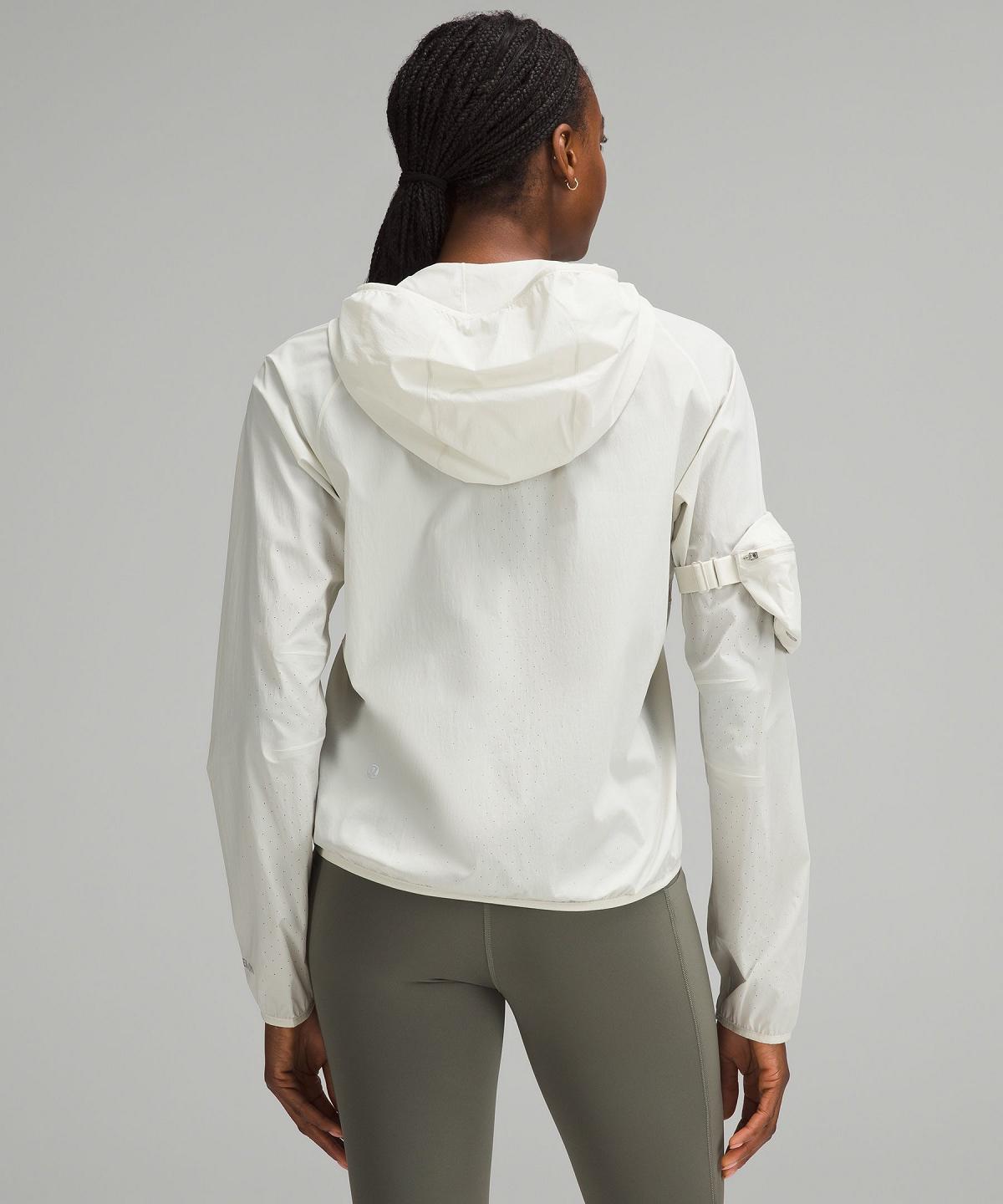 White Lululemon Ventilated Packable Trail Running Women Coats & Jackets | NZ_LuLu74078