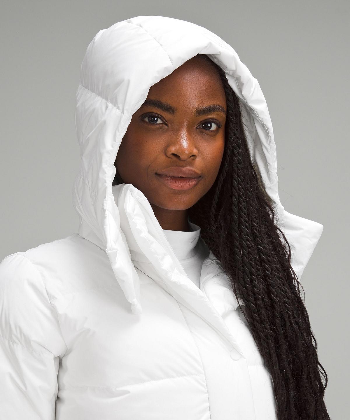 White Lululemon Wunder Puff Long Women Coats & Jackets | NZ_LuLu60026