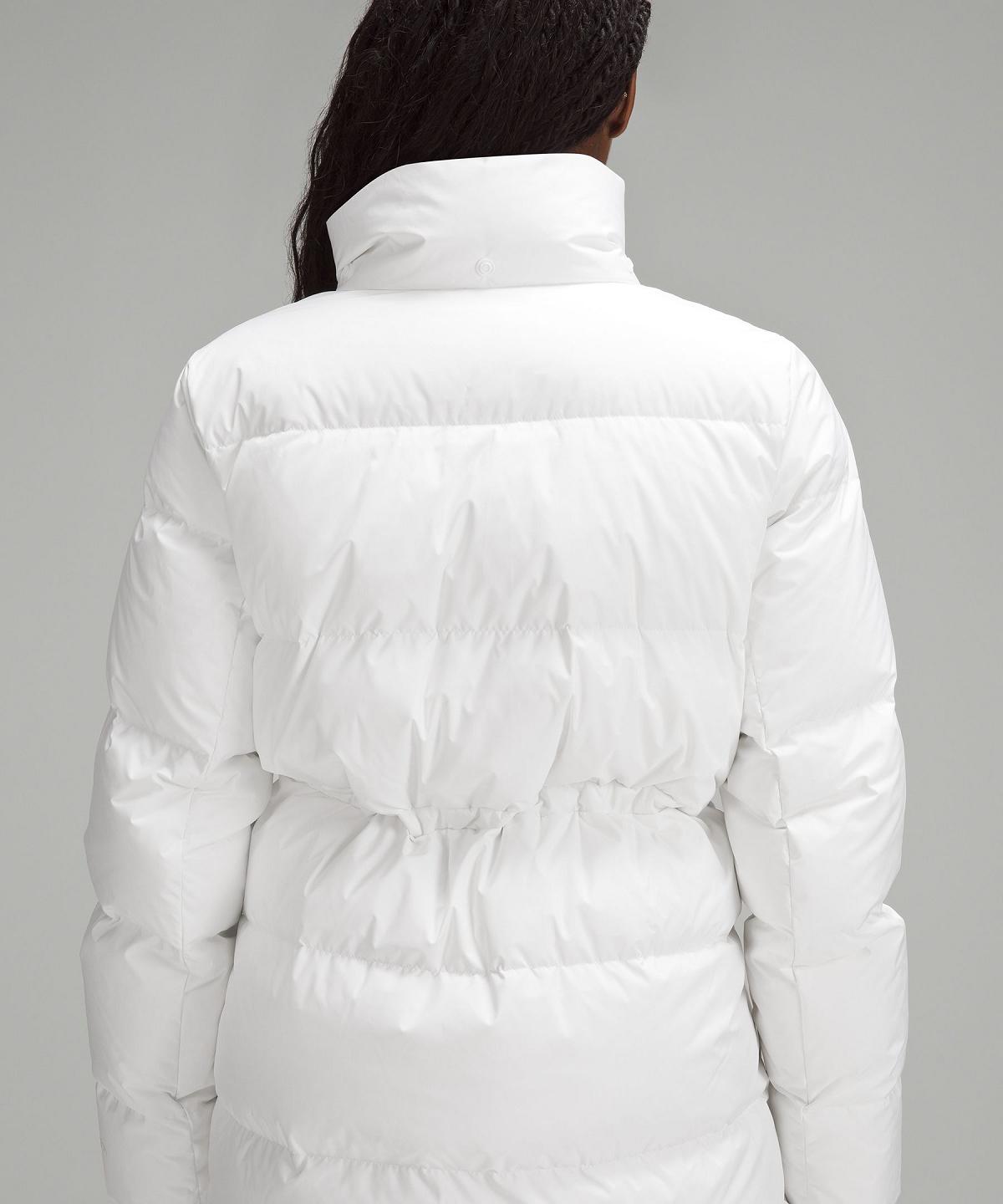 White Lululemon Wunder Puff Long Women Coats & Jackets | NZ_LuLu60026