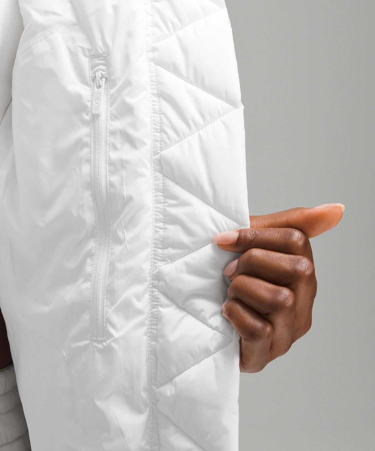 White Lululemon Wunder Puff Long Women Coats & Jackets | NZ_LuLu60026