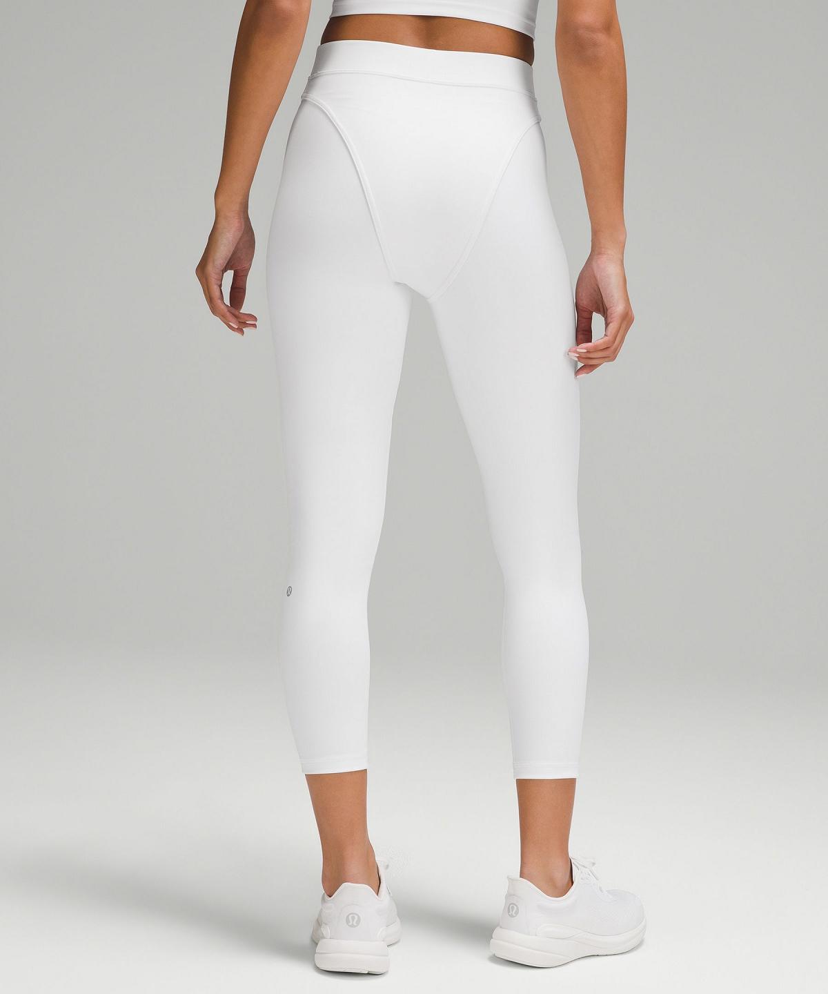 White Lululemon Wunder Train Aerobic High-Rise Tight 25" Women Leggings | NZ_LuLu48324