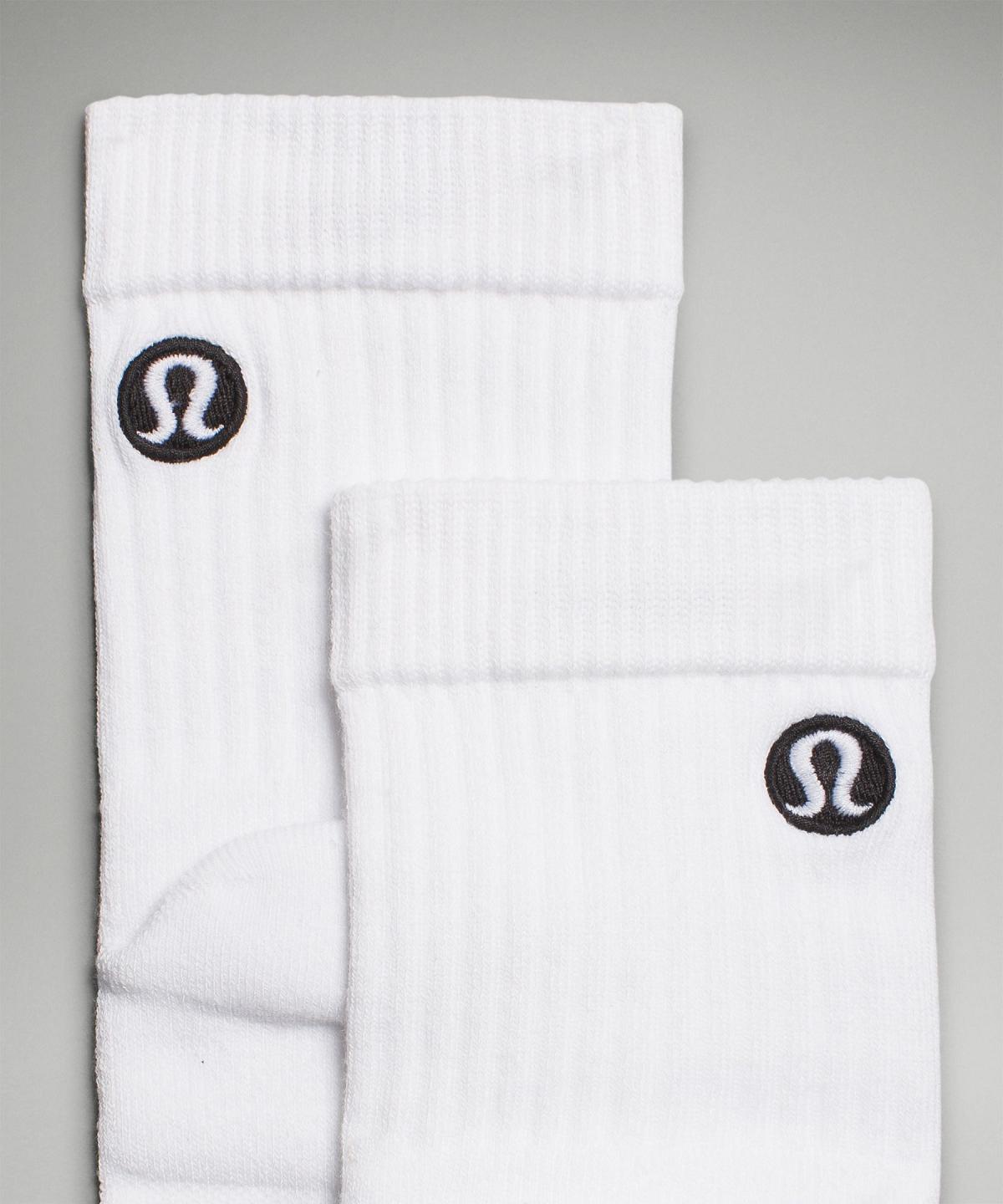 White / Green / Pink Lululemon Daily Stride Quarter Women Socks | NZ_LuLu55540