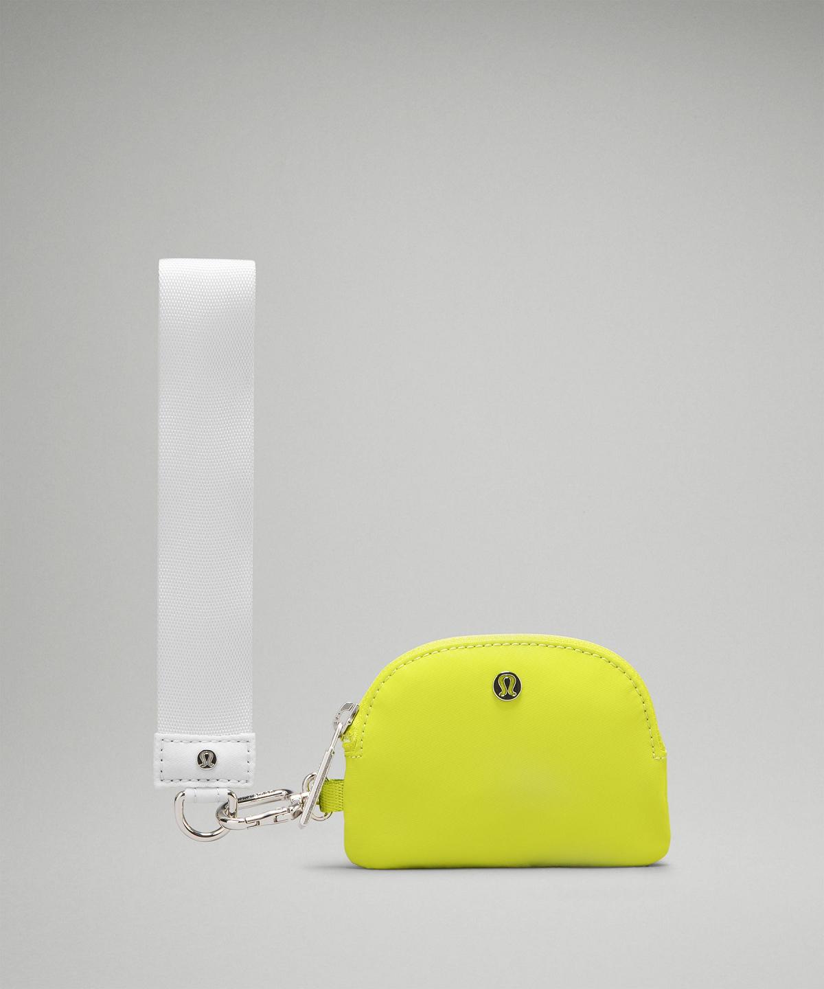 Yellow / White Lululemon Dual Pouch Wristlet Bag Wallets & Pouches | NZ_LuLu61131